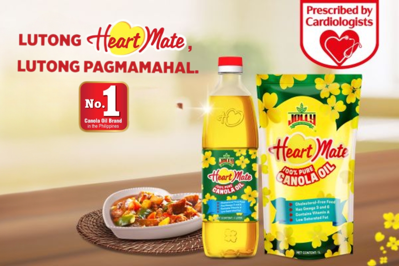 Heart Mate Canola Oil: The No. 1 Canola Oil Brand in the Philippines, Prescribed by Cardiologists
